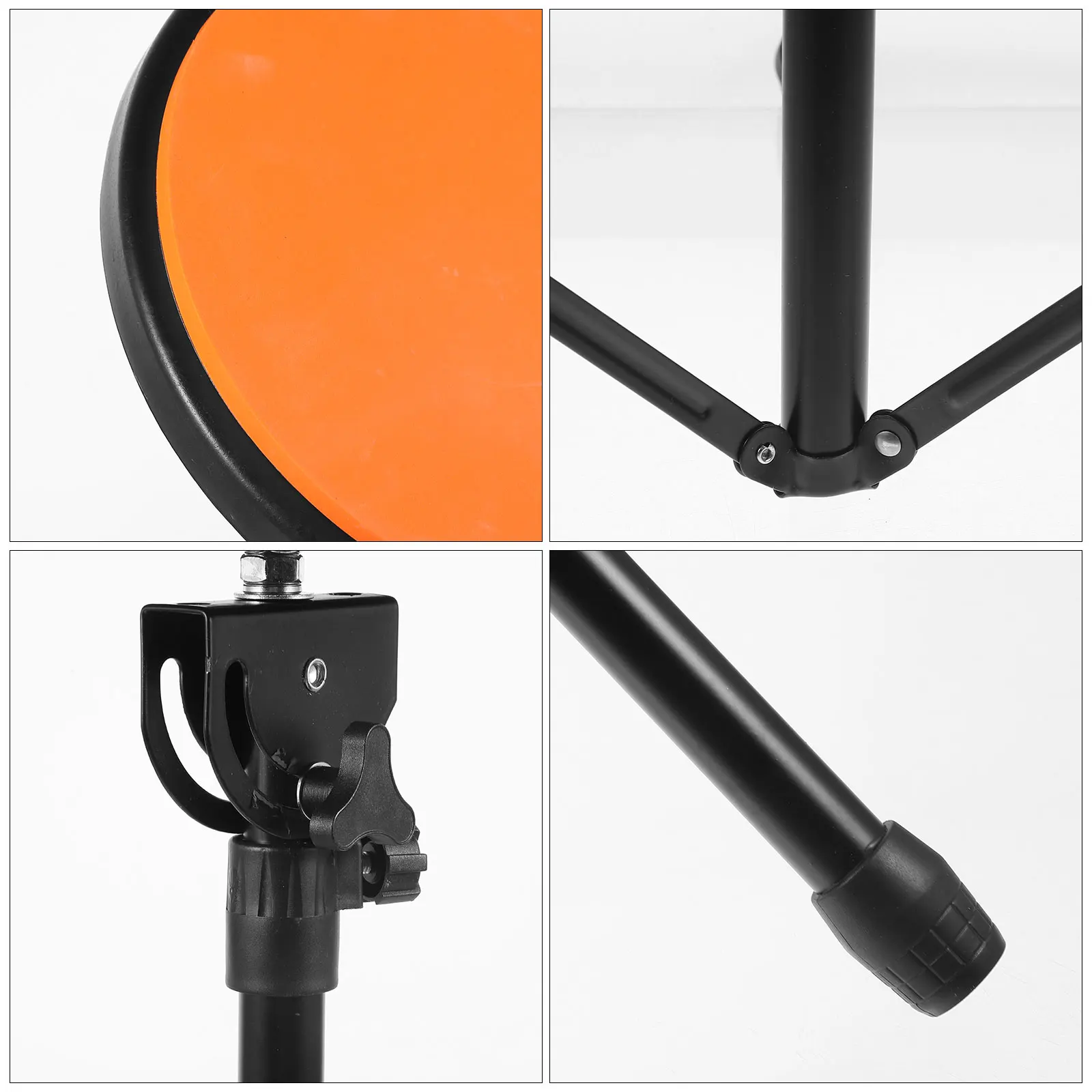 

1Set Drum Practice Pad Kit with Tripod Stand for Silent Practice in Apartments and Public Spaces Durable and Reliable