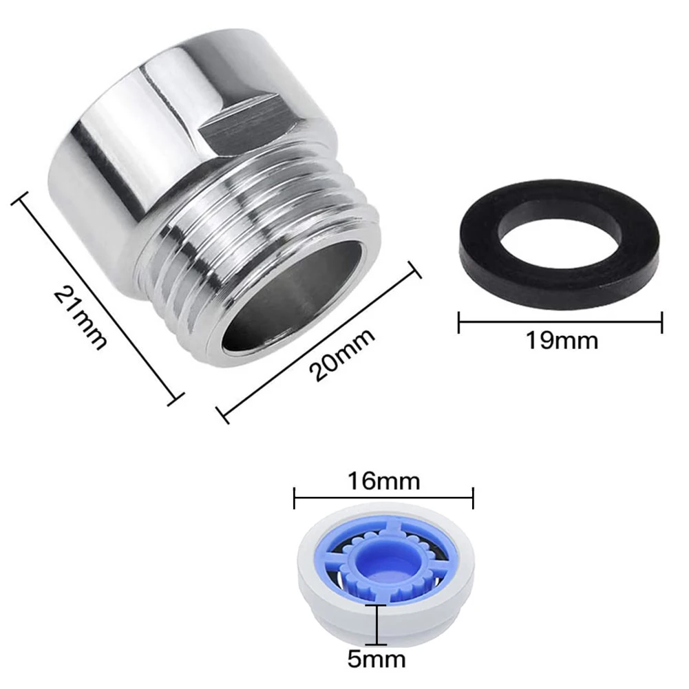 Flow Reducer Limiter Shower Adapter 1/2 Inch Bathroom Accesessories Flow Regulator Restrictor Durable Practical