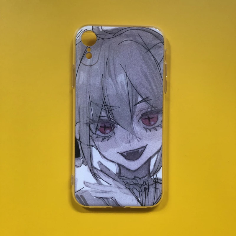 การ์ตูนน่ารักสาวแม่บ้านสำหรับ Iphone 14 13 Se 2020 Xr Xs สูงสุด11 Pro Max 12 Mini 7 8 6 6S Plus Soft Tpu Cover