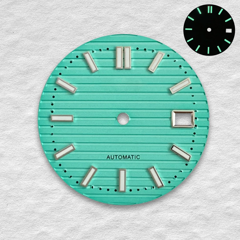 

Latest 30.5mm S Logo Nh35 Dial for Nautilus Dial Nh35 Nh36 Movements High Quality Nh35 Accessories Green Luminous Watch Repair