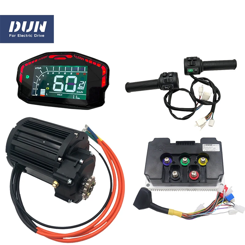 

QS138 90H 4000W V3 PMSM Mid Drive Motor with Fardriver Controller ND72680/ND96680,DKD Display T08 Throttle For Electric Dirtbike