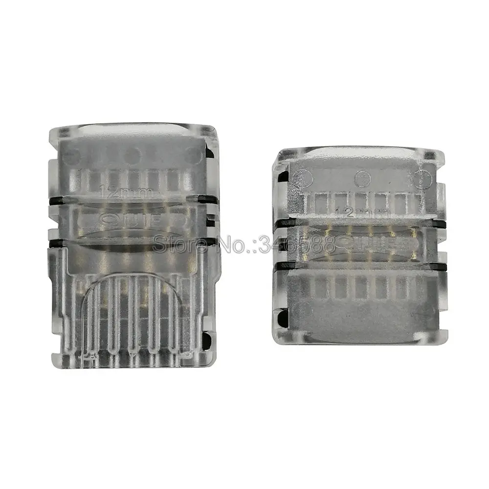 10pcs/lot 6Pin RGBCCT LED Strip Connector Strip to Wire Strip to Strip Terminal for IP20 IP65 Waterproof 12mm RGB+CCT LED Strip