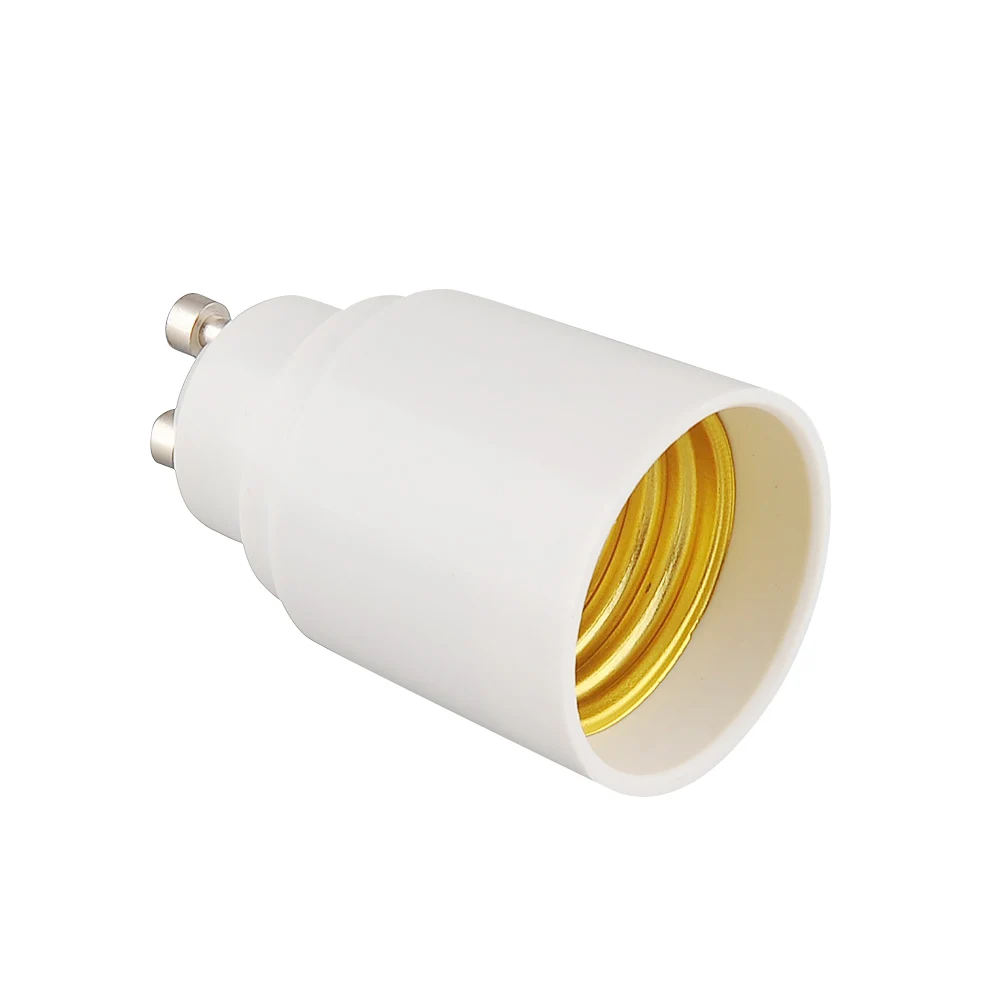 GU10 to E27 Lamp Holder Base Bulb Socket Adapter GU10 Male To E27 Female Fireproof LED Lighting Adapter Converter