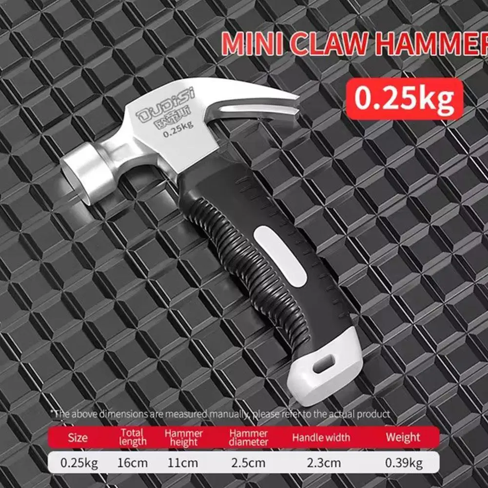 Mini Claw Hammer Multifunctional Anti Slip And Shockproof Professional Hammer Woodworking Manual Tool New 2024