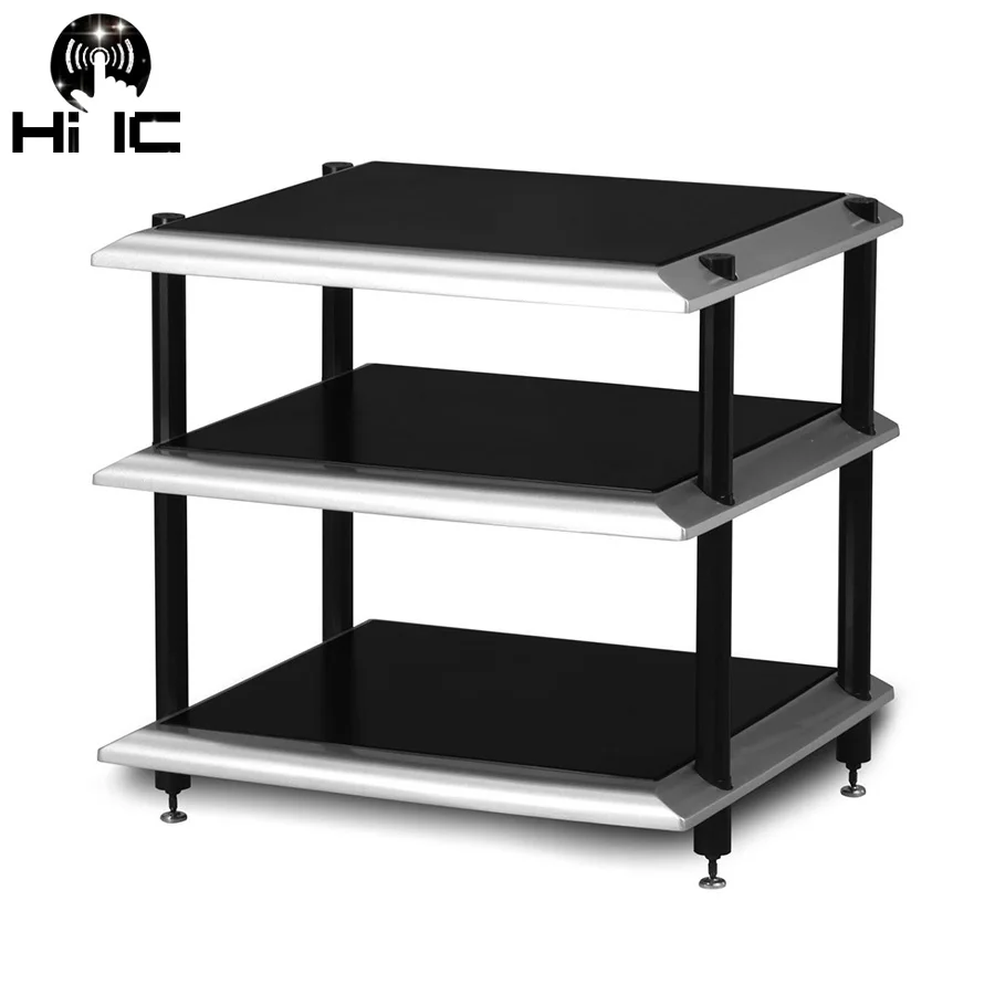 Conjunto Completo de Alta Fidelidade Áudio Alto-falante cd Player Amplificador Gabinete Amp Decodificador Quadro Rack Equipamentos Amortecedor Tripé Prateleira pé