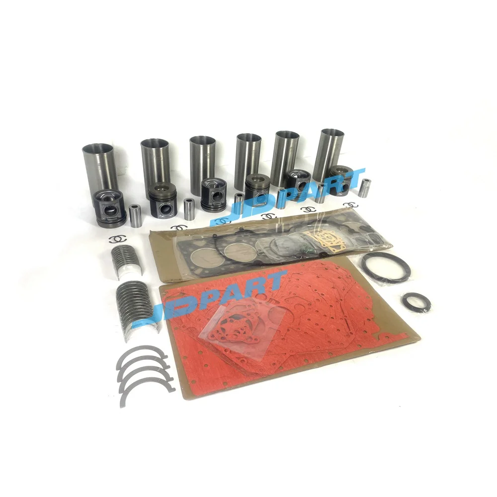 Cylinder Liner Kit With Gasket Set Bearing 3135J301 3135J301 For Perkins 1106C-E60TA Excavator Engine Parts