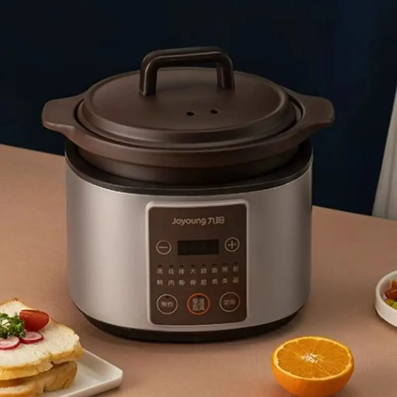 Electric stew pot casserole stew pot porridge cooking artifact automatic household purple ceramic soup fast stew