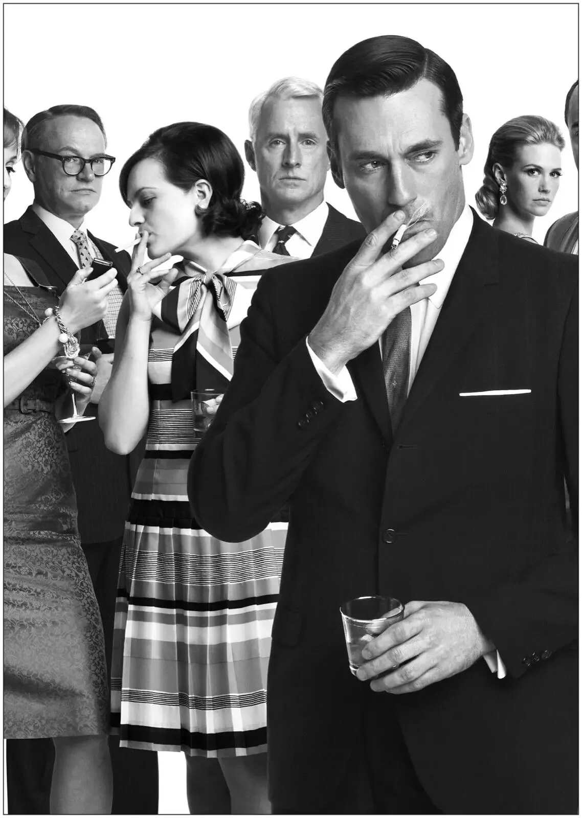 Mad Men TV Show Print Art Canvas Poster, Living Room Decor, Home Wall Picture