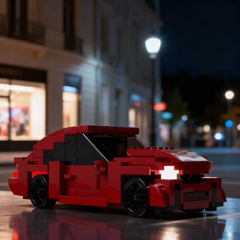 119pcs MOC Racers GTS Model Building Blocks Construction Assemble DIY Creative Christmas Gift Idea Toy Kids Education Brick