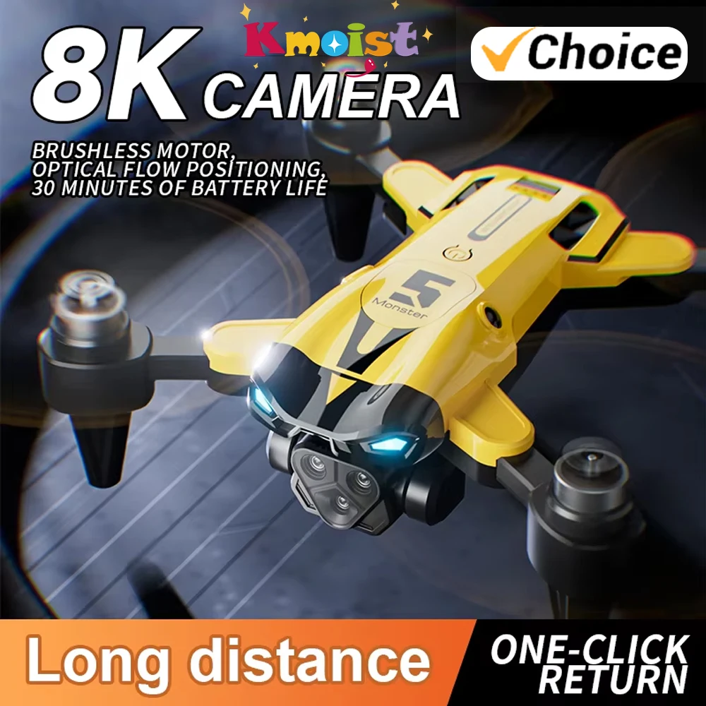 

M5 Mini RC Drone Professional Triple Camera Drone with HD 4K GPS Commercial Drones with High Quality Imaging Features Dron Toys