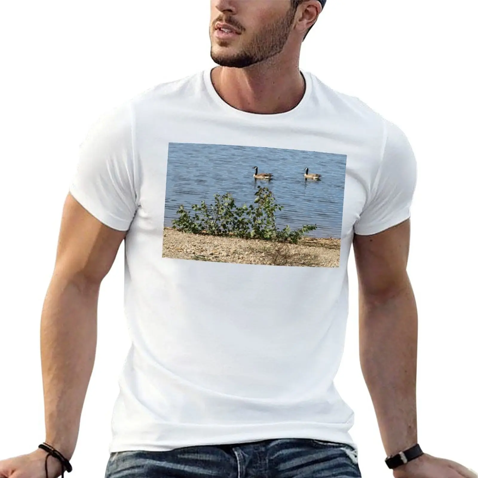 

Floating on the Lake T-Shirt t shirts for man graphic tees t shirt for man t shirts for man pack white T-shirt
