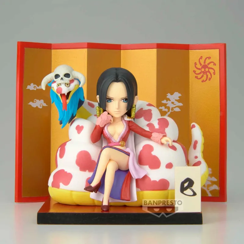 In Stock Bandai BANPRESTO WCF Special One Piece Boa·Hancock&salome Anime Action Figure Toy Gift Model Collection Hobby