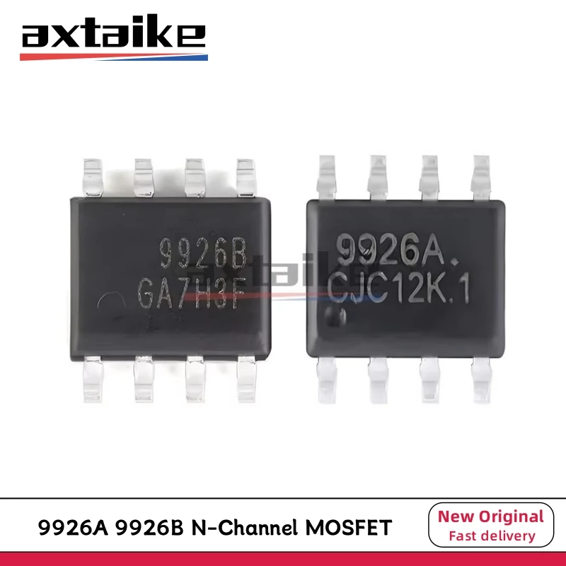 

20PCS 9926A 9926B SOP-8 FDS9926 ME9926 SP9926 AO9926 NCE9926 AO9926B SMD Chip 7.6A 20V N-Channel MOSFET IC