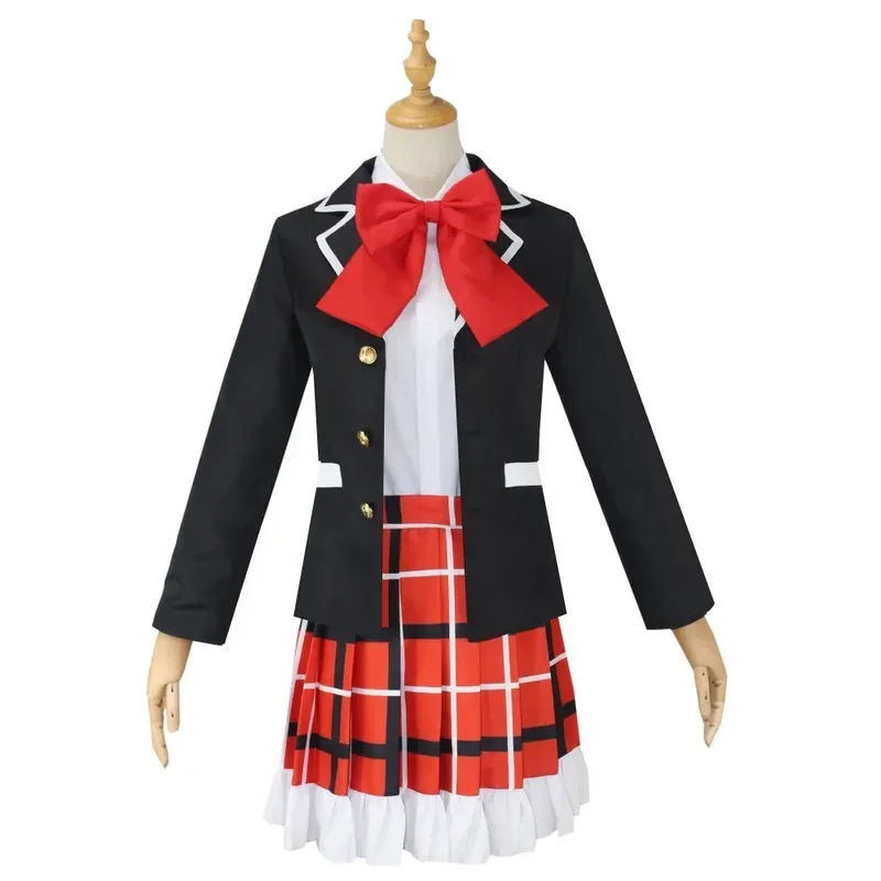 Anime Love Chunibyo other delusions Takanashi Rikka deomori Sanae cosplay costume wig adult woman skirts uniform suit Halloween