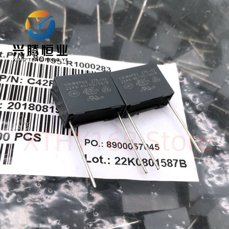 10pcs original GD Xiamen Farah MKP62 0.22uf 220nf 224 305v 275v film capacitor 15MM