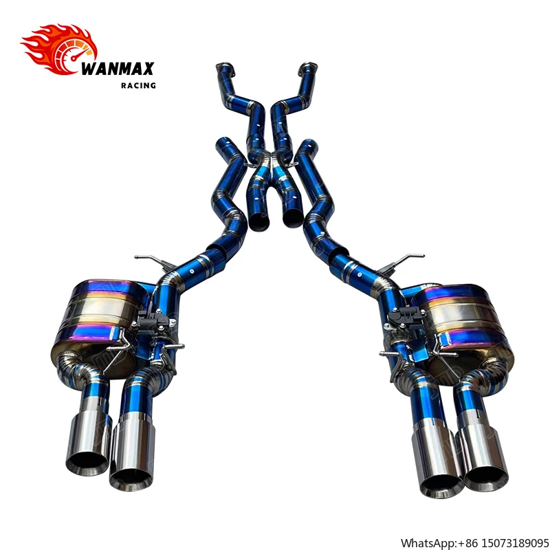 

Выхлопная система Catback из титанового сплава для BMW E63 M6 5.0L S85 V10 2006 года, равнодлинная