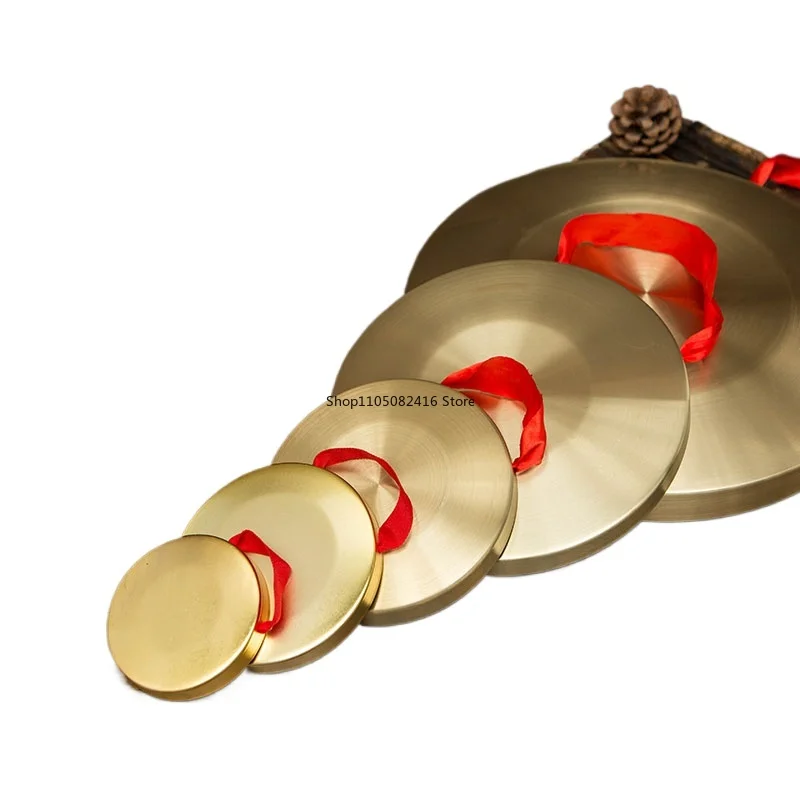 Gong Chinese Instrument Percussion Instruments Copper Hand Chau Opera Chime Brass Musical Cymbals Cooper Wind Meditation