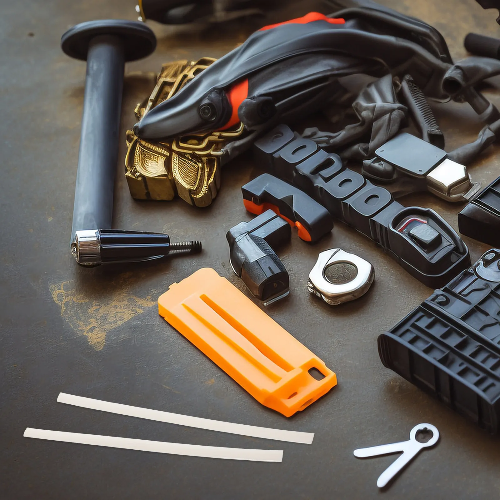 20 Peças de Varas de Solda Plásticas para Para-choques Automotivos, Kit de Reparo de Plástico, Tiras de Solda para Para-choques de Carro, Suprimentos para Soldagem de PVC, PP e Polietileno