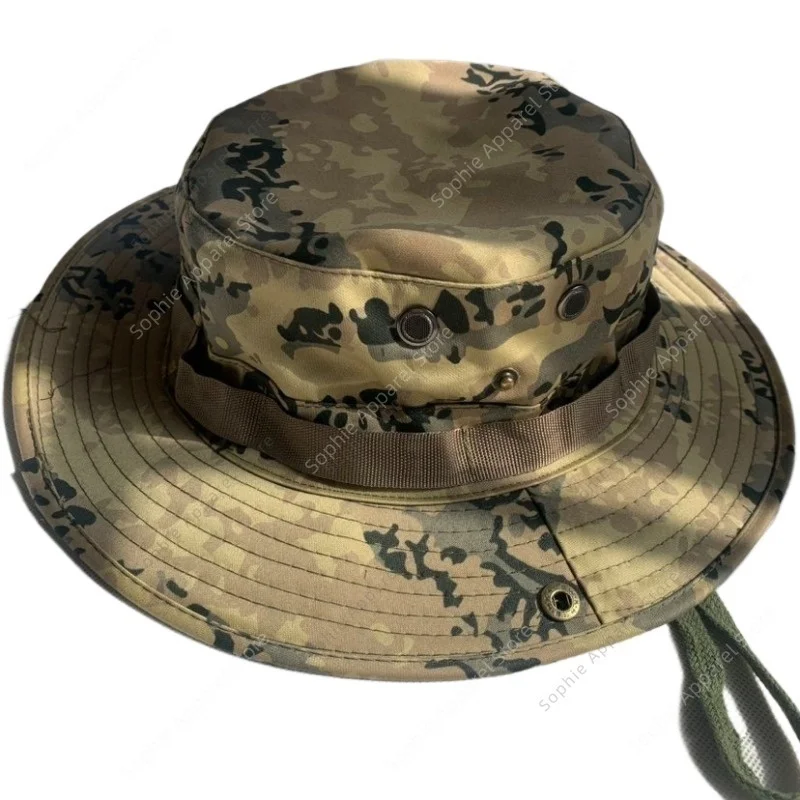 

Австрийская тактическая камуфляжная панама для мужчин, военная кепка с широкими полями для защиты от солнца, для активного отдыха, рыбалки, походов, охоты, сафари