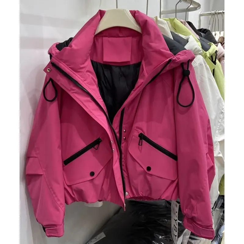 Unisexowa kurtka sportowa outdoorowa, wiatroodporna, wodoodporna, szybkoschnąca, ciepła kurtka z kapturem, podstawowa odzież męska i damska, odzież wierzchnia.
