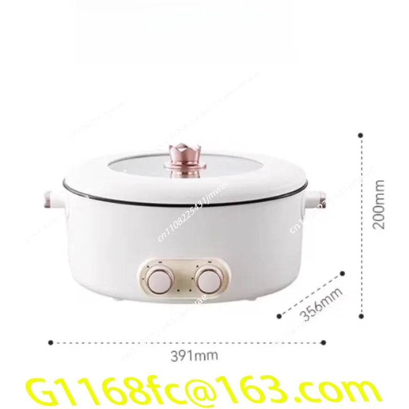 Electric Hot Pot Four Palace Grid Multi Functional Household 6-liter Large Capacity Integrated Hot Pot Electric Cooking Pot