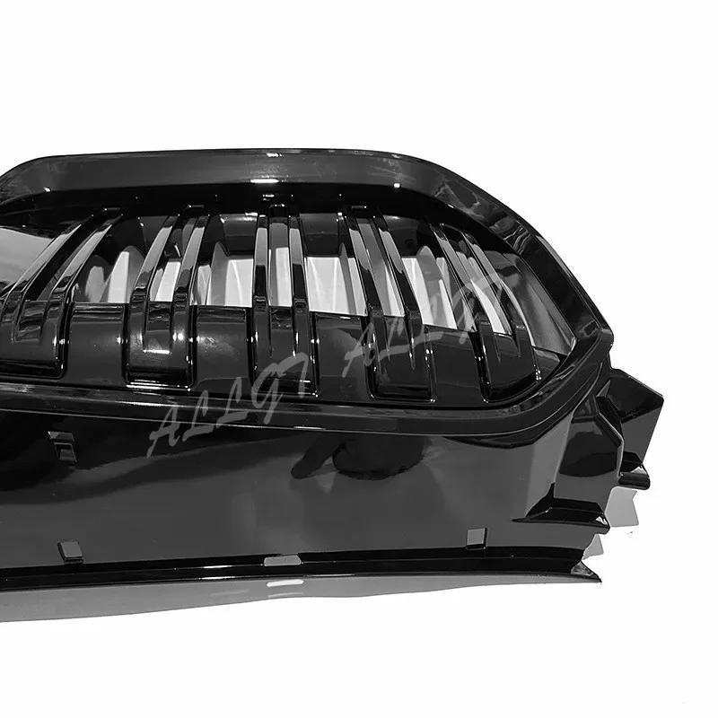 جديد المصد الأمامي بار الكلى مصبغة خط مزدوج LCI شواء لسيارات BMW X1 U11 U12 xDrive18d 28i 23d M35i Sport 2022 2023 +