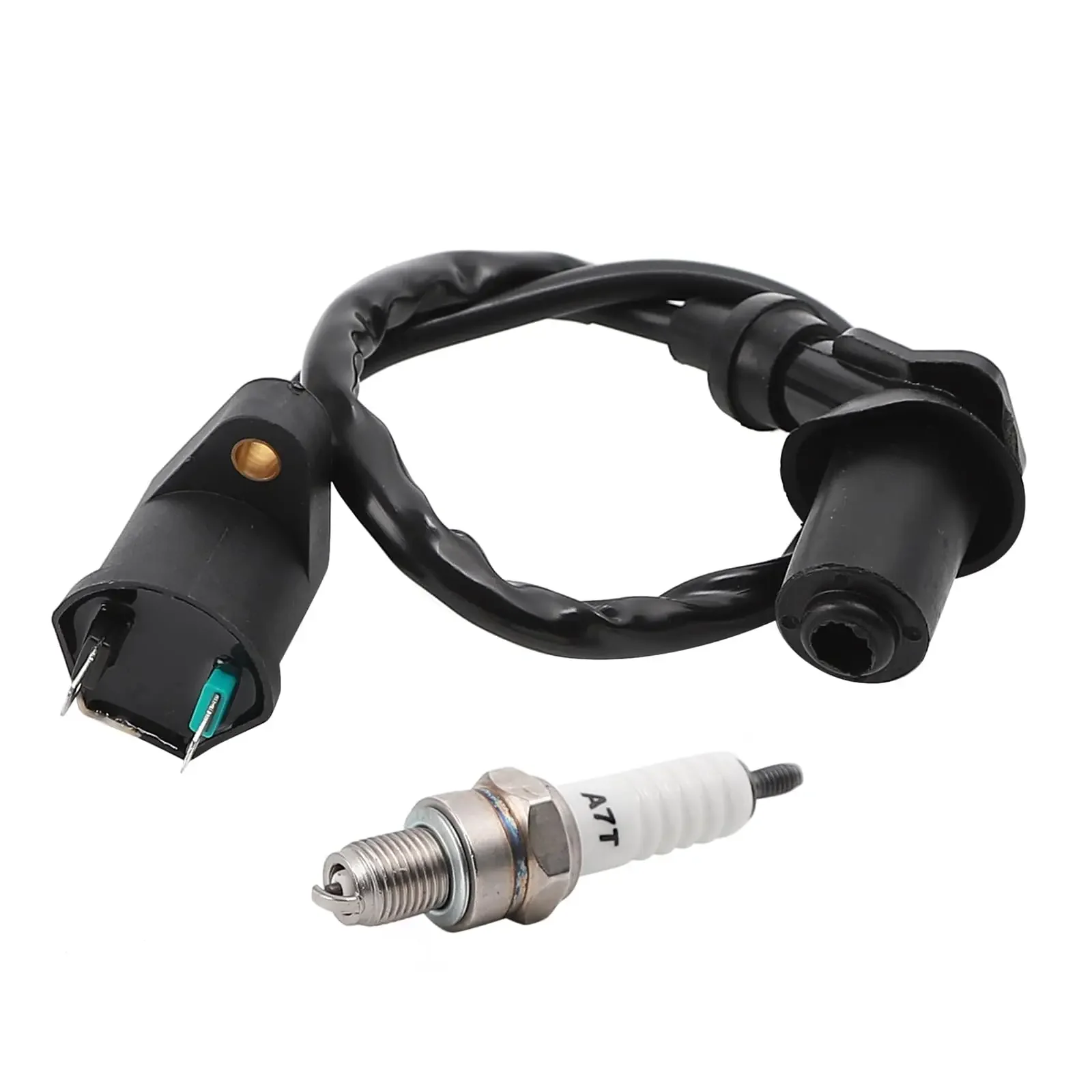 

GY6 High Performance Racing Ignition Coil Come with Spark Plug Compatible with Chinese GY6 50CC-150CC Engine Scooter Mopeds ATV