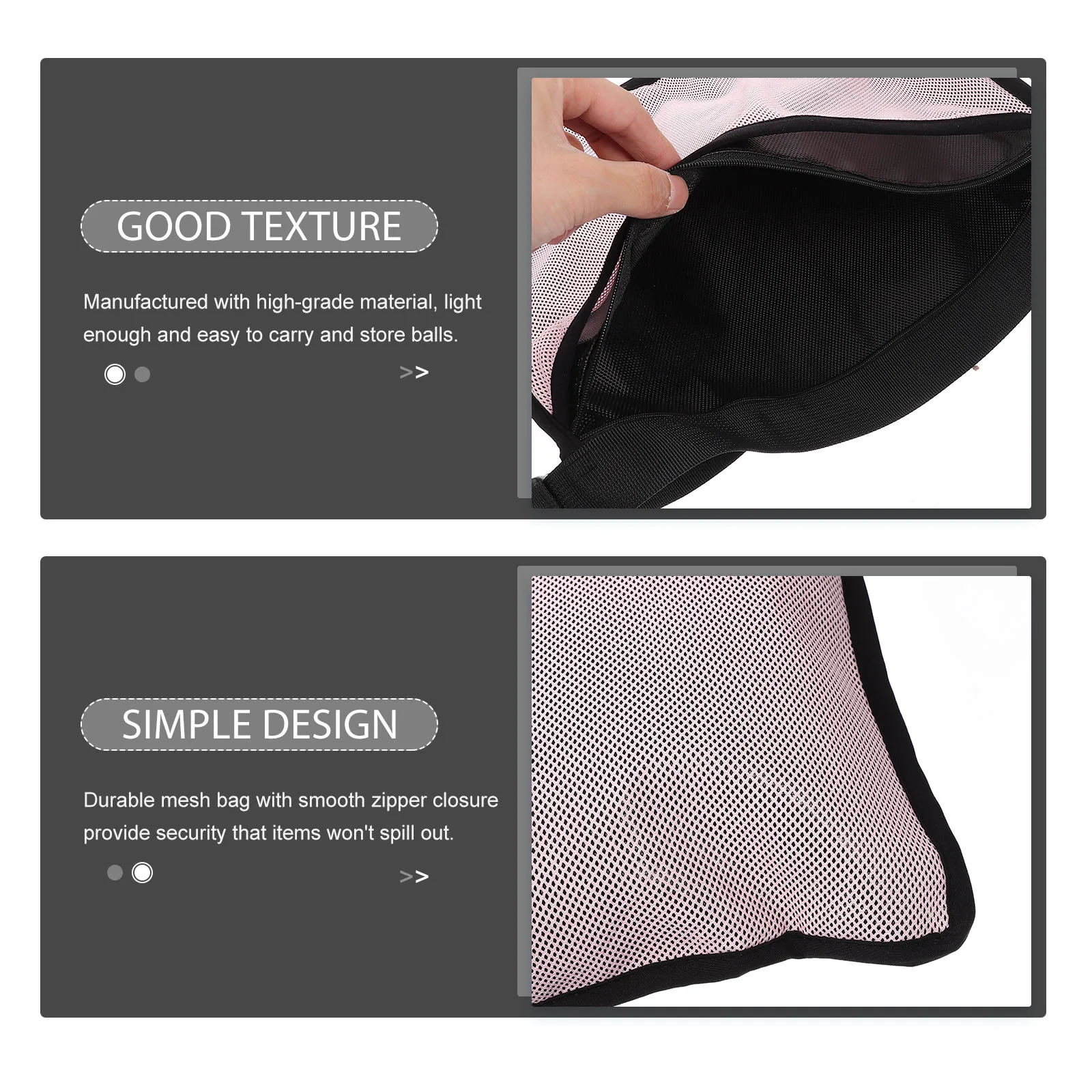 

Bag Durable Lightweight with Waist Strap Tennis Ball Storage Bag Portable Ball Picker Pouch Balls Storage Bags