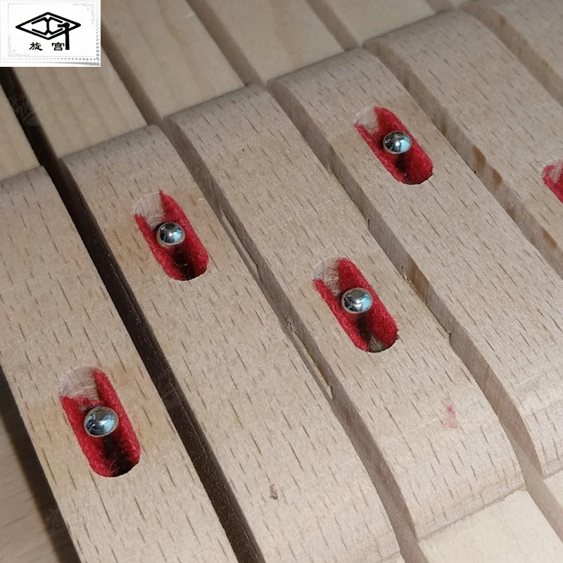 Huatool ferramenta de afinação de piano com 015 buraco de fechadura fita adesiva de derretimento quente acessórios de tapete vermelho para peças de piano