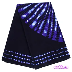African Fabric Ankara African Real Wax Prints Cotton Fabric Diamond Pattern veritableWax High Quality For Party Dress A-1