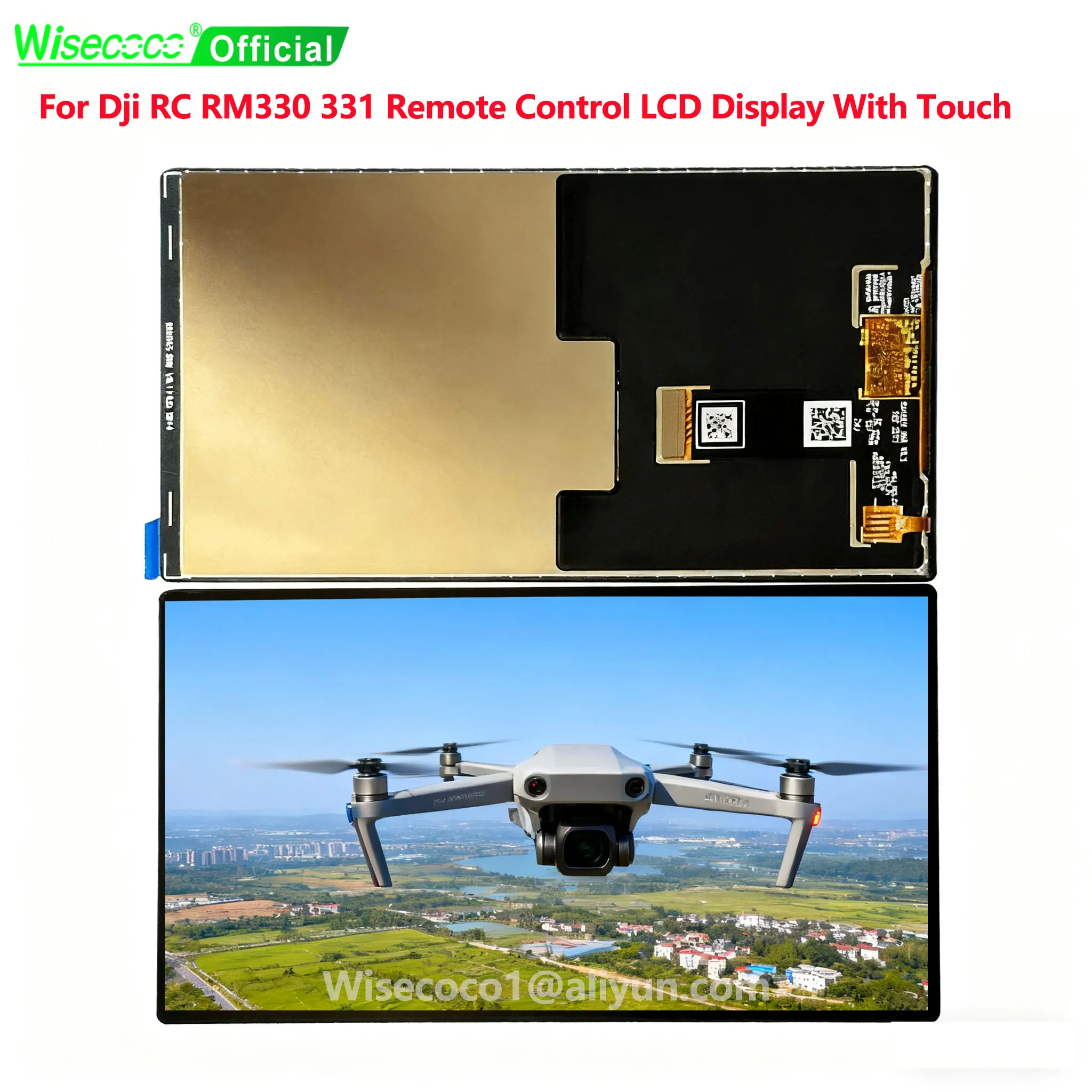 For Dji RC/RC2 RM330 RM331 Remote Control LCD Display Touch Digitizer Air 3 Mini 4 Pro Panel Replacement Assembly SMI550-B66/D66