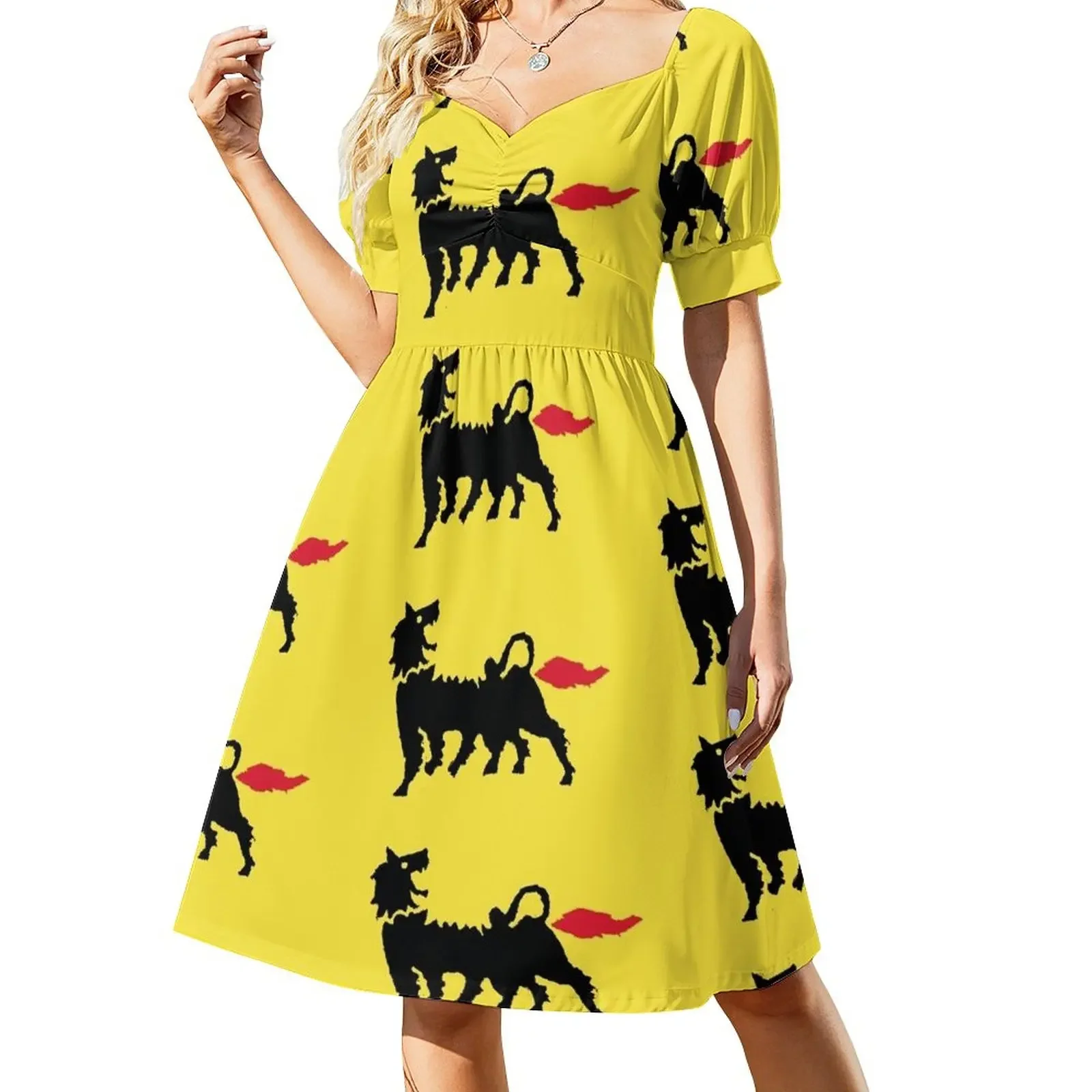 

Tiger with gases Short-Sleeved Dress dresses for women 2025 luxury designer party festival outfit women Women's summer dress