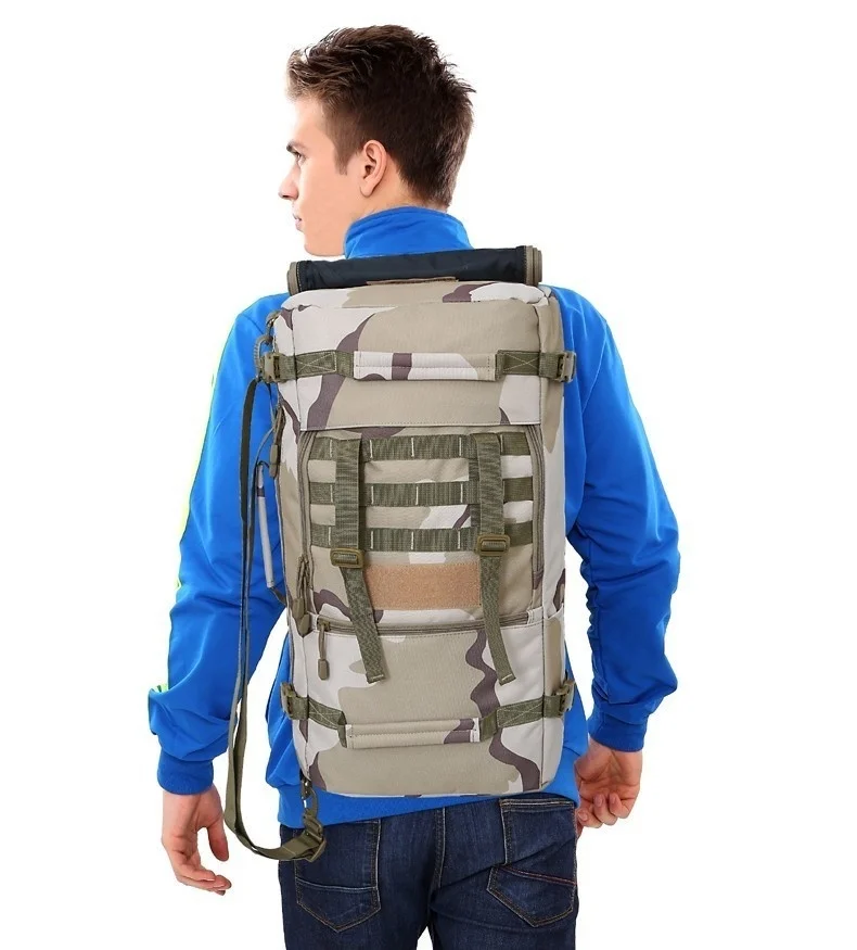 50L Taktische Militärische Rucksack Männlichen Outdoor Armee 3p Trekking Rucksack Reise Wandern Männer Camping Jagd Rucksack Molle Assault – Detail 12