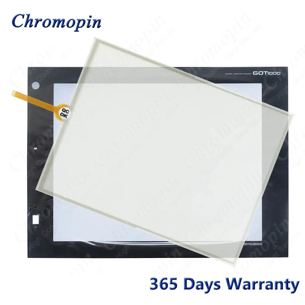 

Touch Screen Panel Glass Digitizer for Mitsubishi GT1595-XTBA GT1595-XTBD Touchscreen Panel with Front Overlay Protective Film