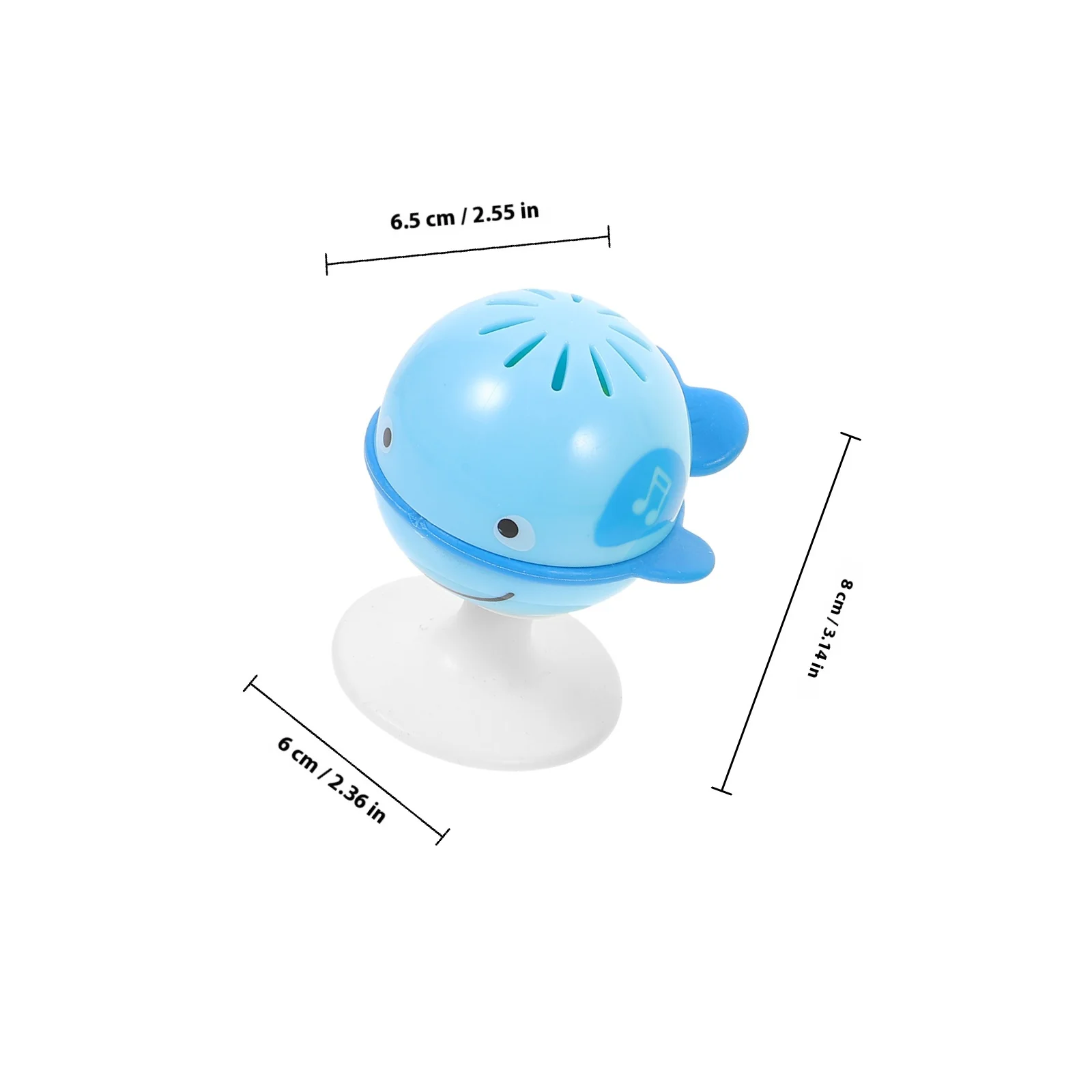 3 Stuks Babyvoeding Rammelaar Oceaan Serie Zuignappen Baby Speelbal Voor Auditieve Bewustzijn Hand Coördinatie Kleurherkenning