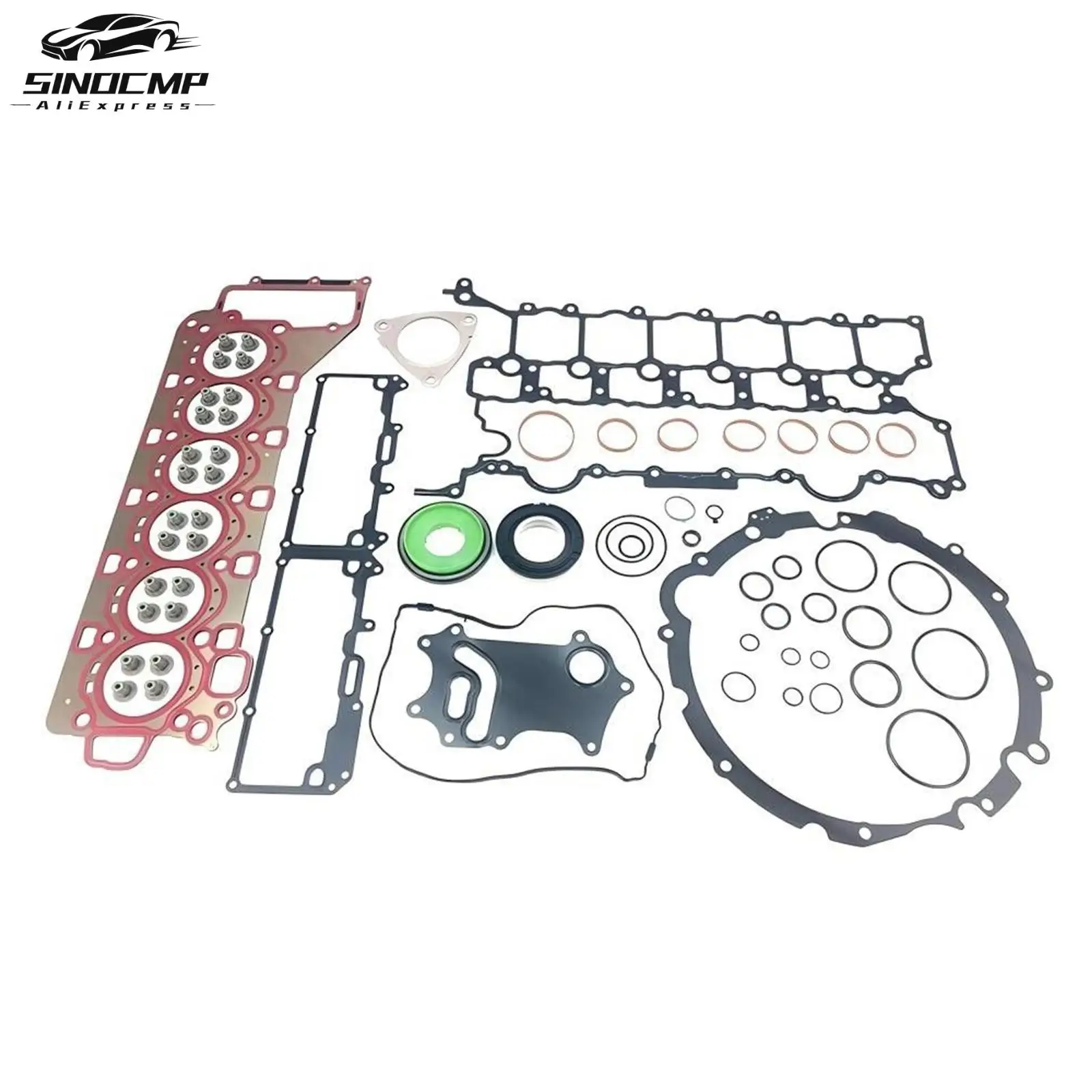 

AJ20P6 Engine Full Overhaul Gasket Kit LR121757 LR123925 LR116489 For Jaguar F-Pace Land Rover Discovery Defender 3.0L L6 2996cc