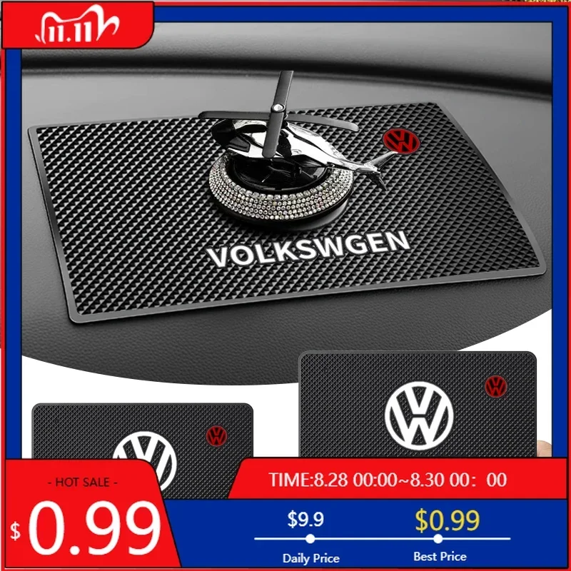 

Новые противоскользящие коврики-держатели для телефона на приборную панель для VW Golf GTI 2026 и Volkswagen Toura – аксессуары для автомобилей VW