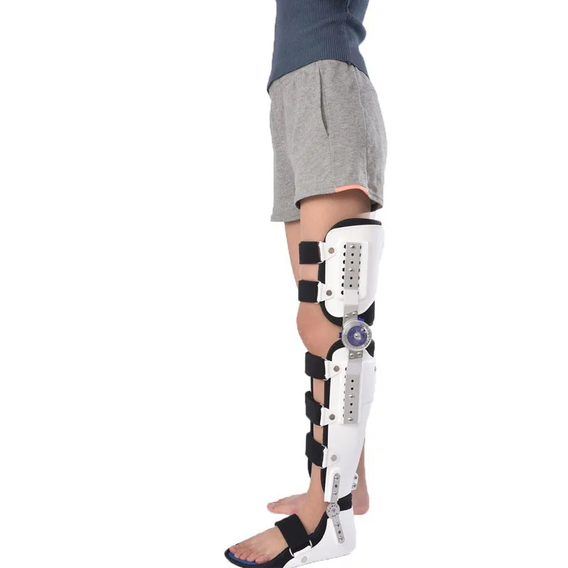 Knee Ankle Foot Support Brace Exoskeleton Orthosis Splint Lower Limb Adjustable Leg Stabilizer Fracture Rehabilitation Device