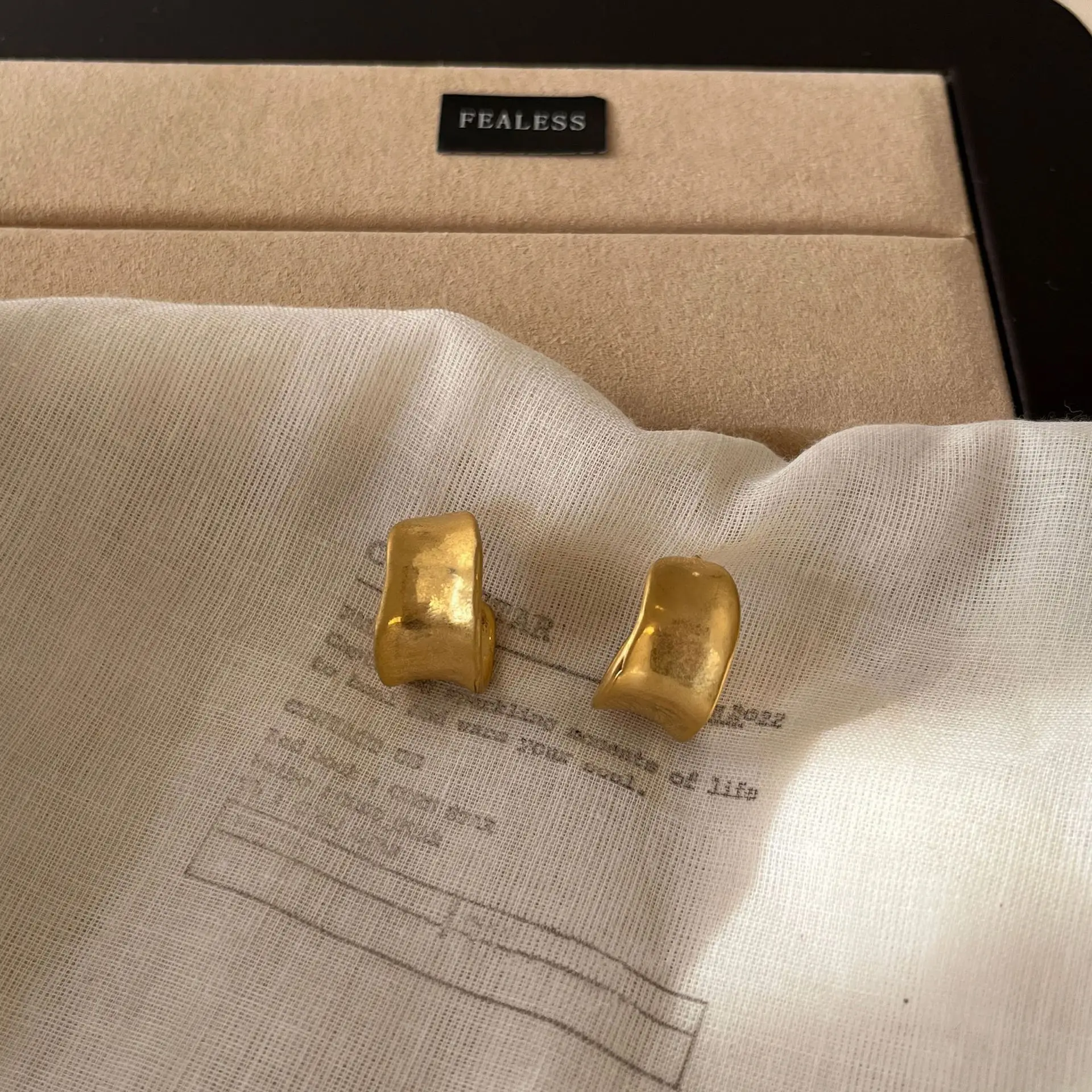 VENTFILLE Creolen-Ohrring aus 925er-Sterlingsilber mit Geometrie für Damen, Zuckerguss, klassisch, minimalistisch, vielseitig, breiter Schmuck, Geschenk, Dropship – Detail 13