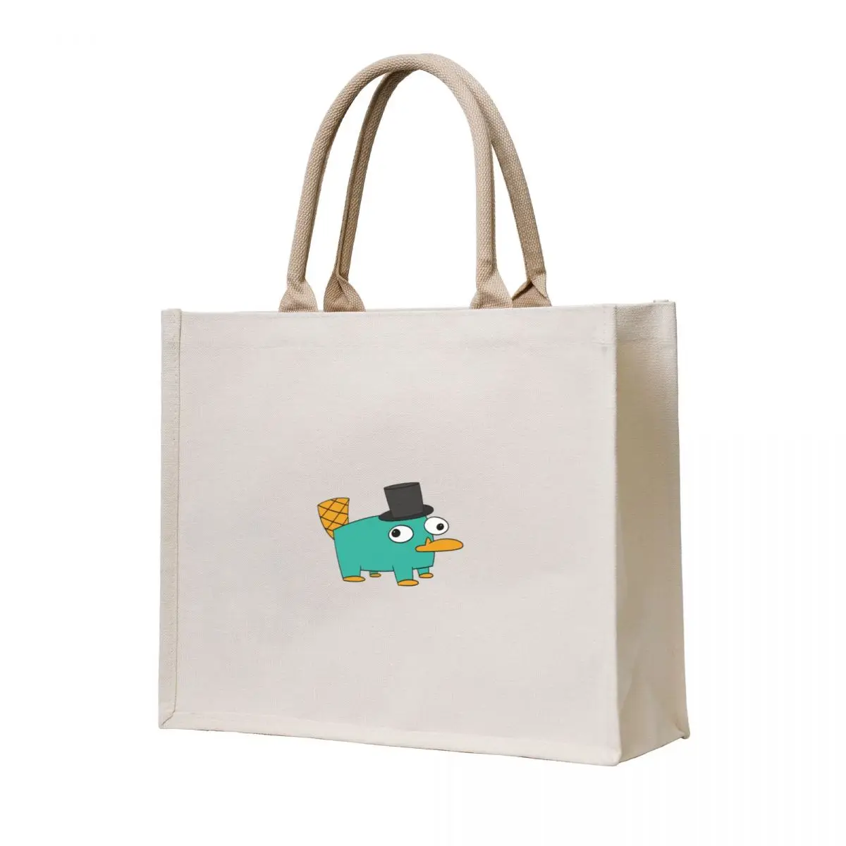 

Perry The Platypus Tote Bag Women's shopper bag hand bag ladies supermarket folding Shopper handbag