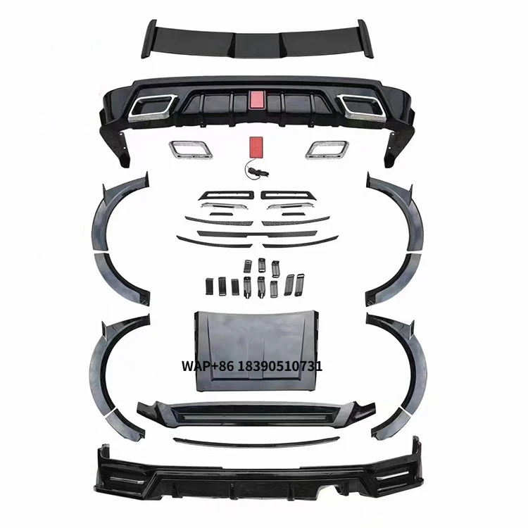 

Dry Carbon Fiber Lip Side Skirt Rear Diffuser Rear Spoiler Body Kit for Great Wall Wey Tank 500