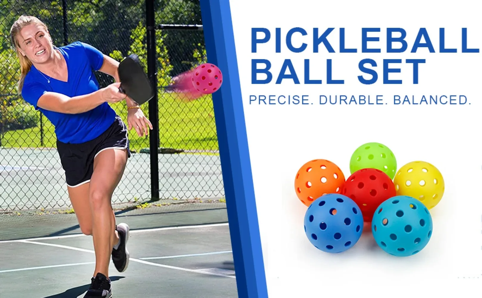 6/12/24 Stück Pickleball 74MM Langlebige 40-Loch Outdoor-Picklebälle 26g für Wettkämpfe Pickleball-Sets – Detail 4