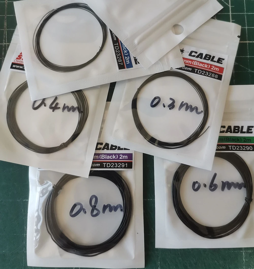 0.2mm-0.8mm 2m Length Core Wire Cable Model Modified Parts For Modeler Building Tools DIY Accessories