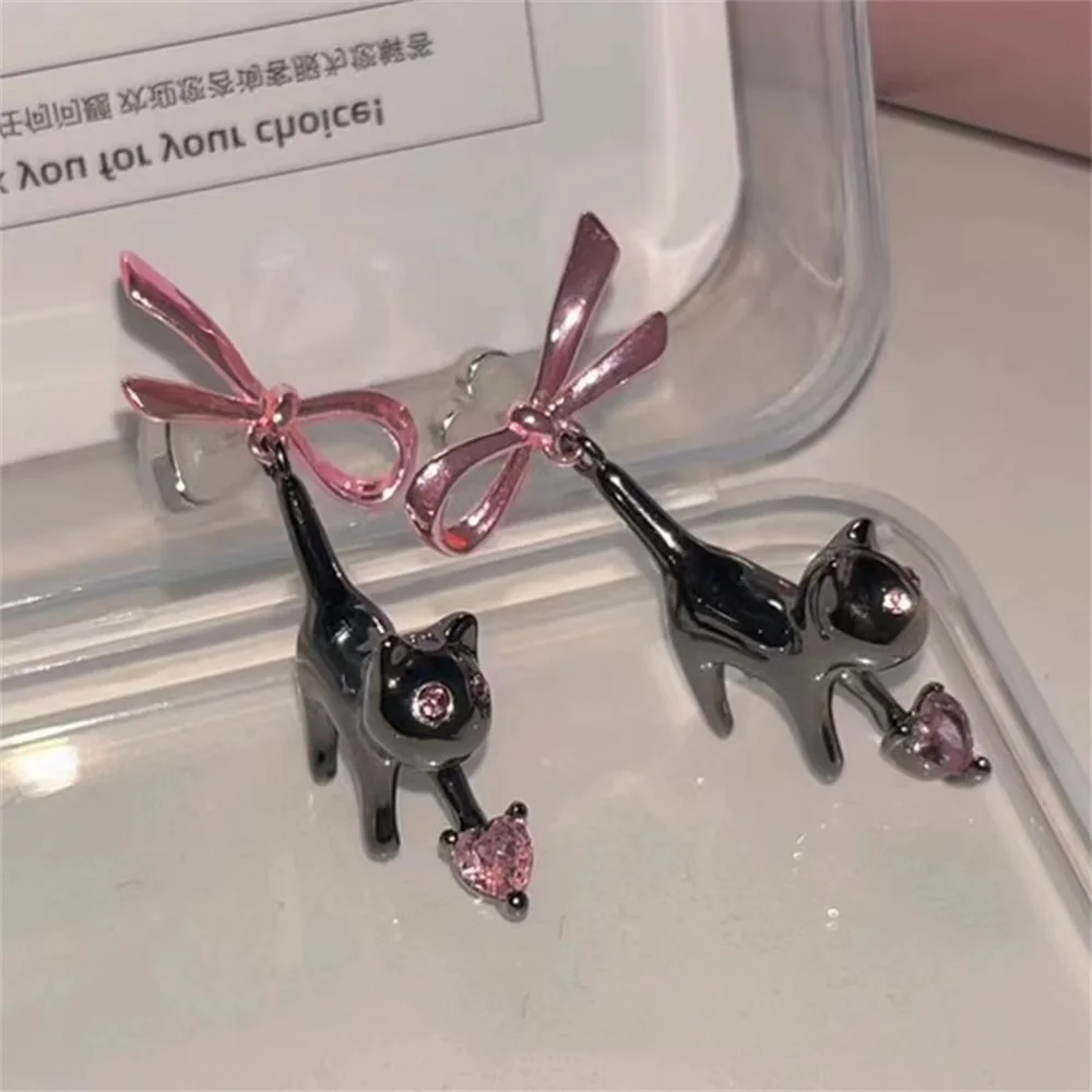 Earrings Eye-catching Cat Jewelry Trends In 2023 Cat Earrings Jewelry Accessories There Must Be Spice Girl Earrings Fashionable