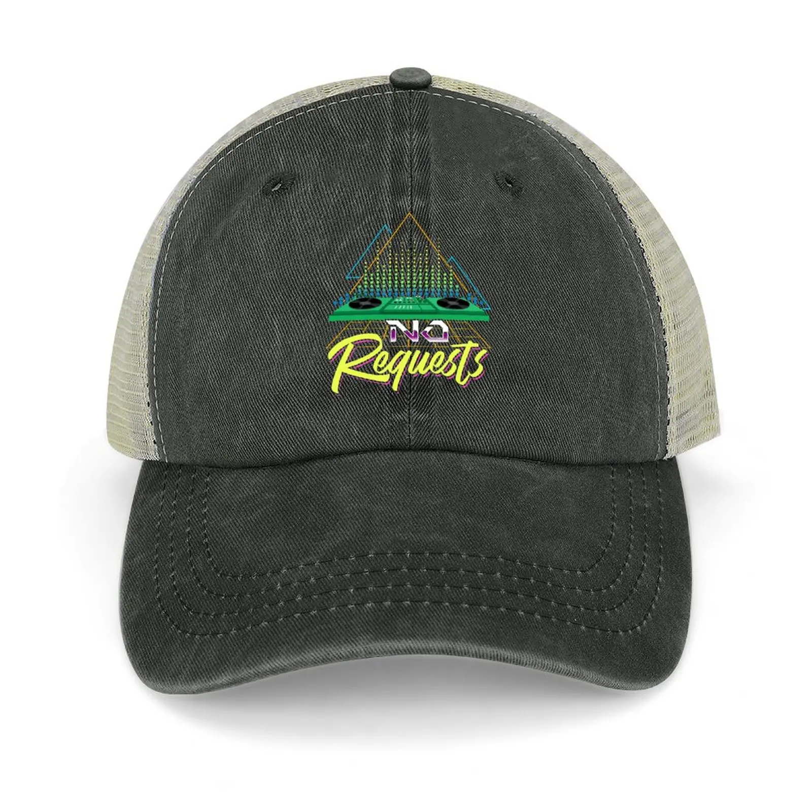 

DJ - No Requests Baseball Cap winter hats for men Anime Hat western Hat Caps Male Women's
