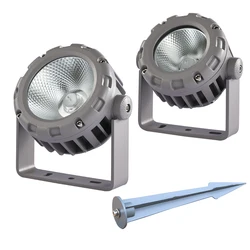 LED Garden Lights Outdoor LED Waterprof Lawn Lamp 220V110V 10W 20W30W Landscape Spike Bulb IP65 Led Light Garden Path Spotlights