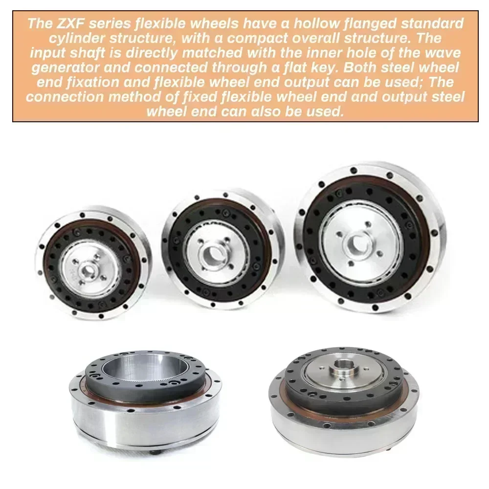 

Harmonic Drive With Flange Plate Nema 17 23 Stepper 40 60 80 110 130mm Servo Motor Industrial Collaborative Automation Robot Arm