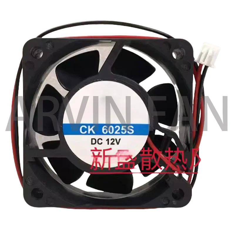 

Совершенно новый двухпроводной охлаждающий вентилятор постоянного тока CK6025 DC 12 В 6025 6 см