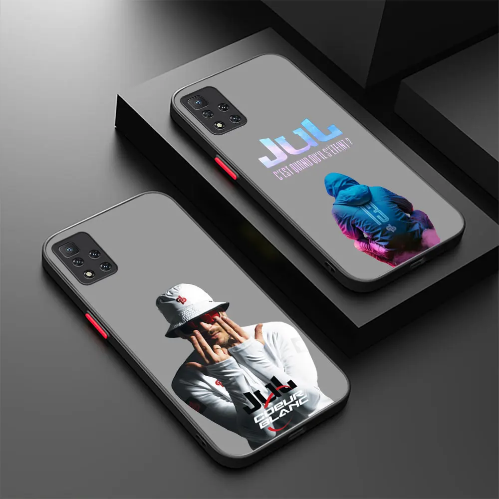 

JuL Rapper C'est Pas Des Lol Phone Case For Xiaomi Redmi Note 13 12 12S 11 11S 11T 10 10S 9 9S 9T 8 7 Pro Plus Max Matte Cover