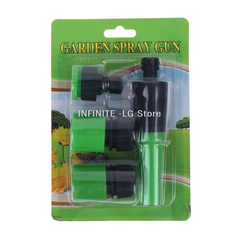 4-Piece Adjustable Water Spray Garden Irrigation Watering Sprinkler Spray High-Pressure Car Washing Floor Cleaning Spray Nozzle